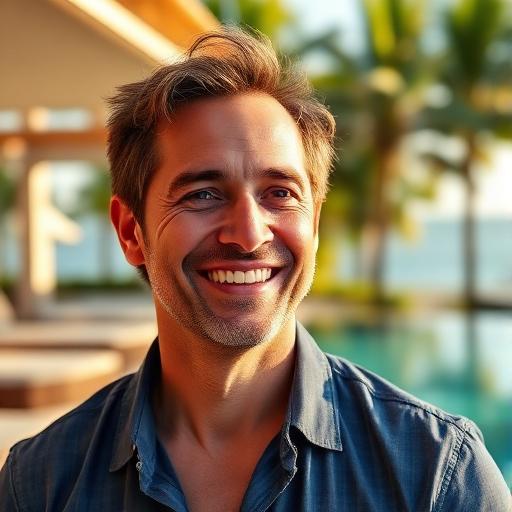 Retrato de Tomás R., huésped de Meridian Retreats
